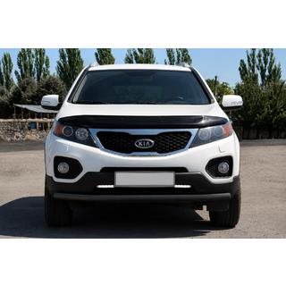 Передний защитный дуга ST008 Black (2010-2013, нерж.) фото 1