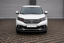 Honda CRV 2012-2016 гг. Передняя защита ST008 Black (нерж.) фото 2