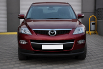 Mazda CX-7 2006-2012 гг. Передняя защита ST008 Black (нерж.) фото 2
