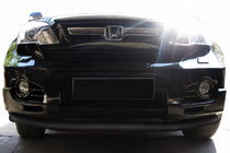Honda CRV 2007-2011 гг. Передняя защита ST008 Black (нерж.) фото 1