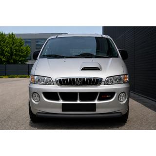 Передняя защита ST008 Black (нерж.) Hyundai H200, H1, Starex 1998-2007 гг.