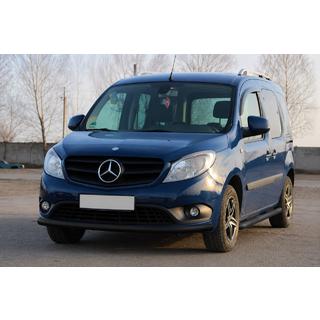 Передняя защита ST008 Black (нерж.) Mercedes Citan 2013-2021 гг. фото 2