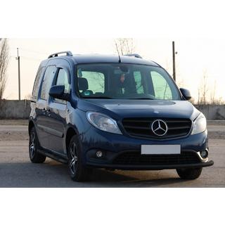 Передняя защита ST008 Black (нерж.) Mercedes Citan 2013-2021 гг. фото 4