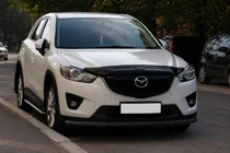 Mazda CX-3 2015- гг. Передняя защита ST008 Черная (Нержавейка) фото 3