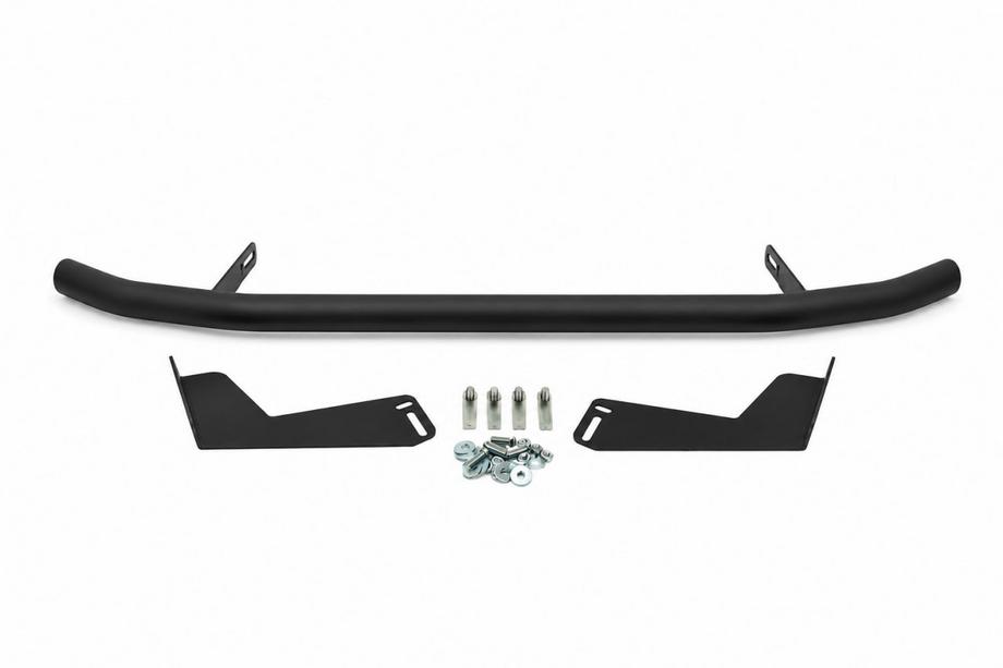 Renault Master 2011-2023 гг. Передняя защита ST008 Черная (Нержавейка) Image