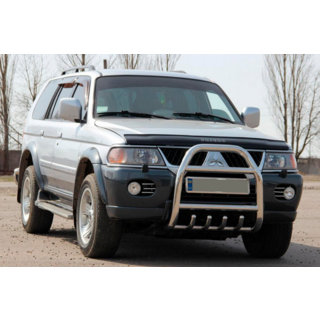 Кенгурятник QT007 (нержавейка) фото 2