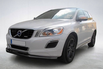 Volvo XC60 2009-2017 гг. Передняя защита ST014 Black (нерж. сталь) фото 1