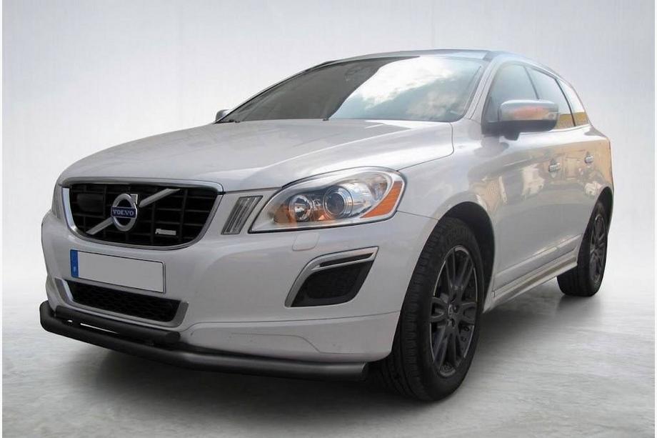 Volvo XC60 2009-2017 гг. Передняя защита ST014 Black (нерж. сталь) Image