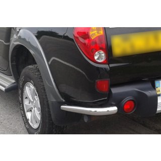 Задние угловые дуги AK003 (2 шт., нержавейка) Mitsubishi L200 2006-2015 гг. фото 1