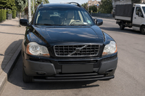 Volvo XC90 2002-2014 гг. Передняя защита ST014-2 Black (нерж.) фото 2