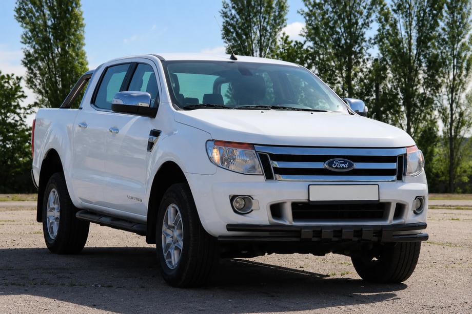 Ford Ranger 2011–2022 гг. Передняя защита ST016 Black (нерж. сталь) Фото 3