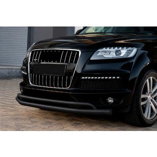 Передняя защита ST017 Black (нерж. сталь) Audi Q7 2005-2015 гг. фото 2