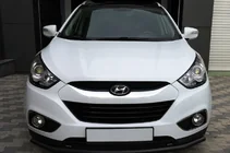 Hyundai IX-35 2010-2015 гг. Передняя дуга ST008 Black (нерж.) фото 1