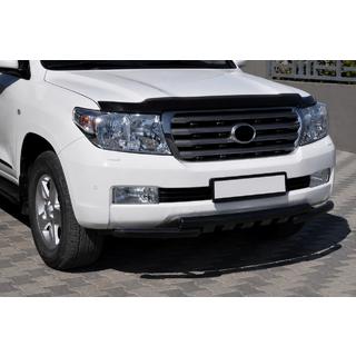 Передняя дуга ST015 Black (нерж.) Toyota Land Cruiser 200 2007-2021 гг. фото 1