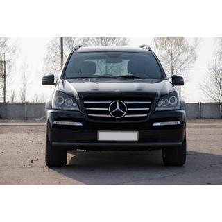 Передняя защита ST008 Black (нерж.) фото 1