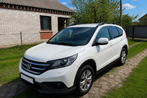 Honda CRV 2007-2011 гг. Рейлинги на крышу черные (OEM) фото 1