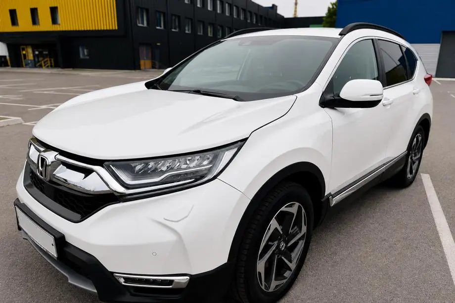 Honda CRV 2017-2022 гг. Интегрированные рейлинги черные OEM (Алюминий) Фото 2