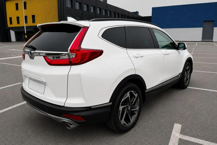 Honda CRV 2017-2022 гг. Интегрированные рейлинги черные OEM (Алюминий) Фото 3