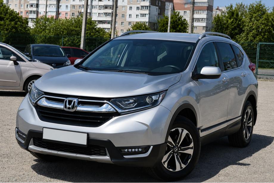 Honda CRV 2017-2022 гг. Рейлинги серые OEM (Алюминий) Image