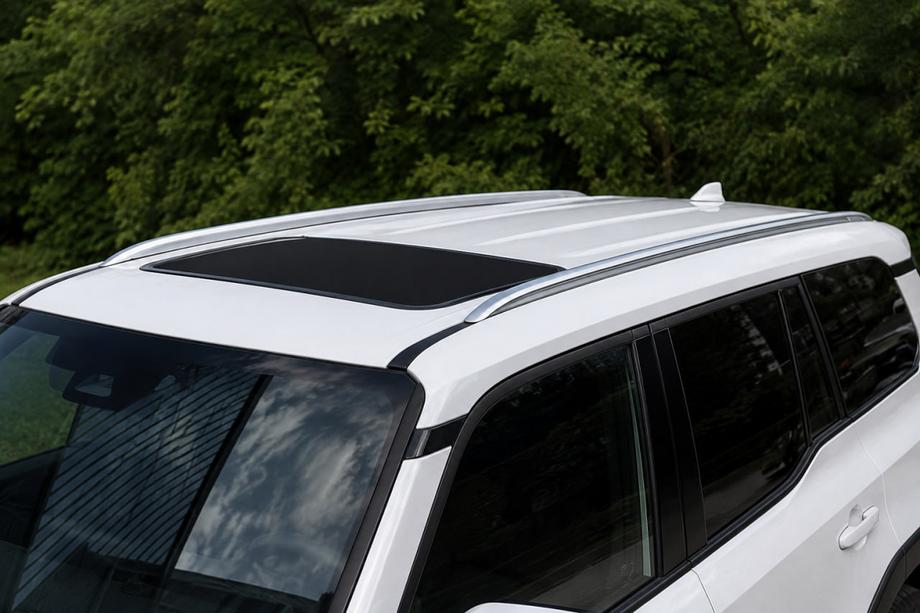Toyota Land Cruiser Prado 250 2023- гг. Интегрированные рейлинги OEM, серые (Алюминий) Фото 1