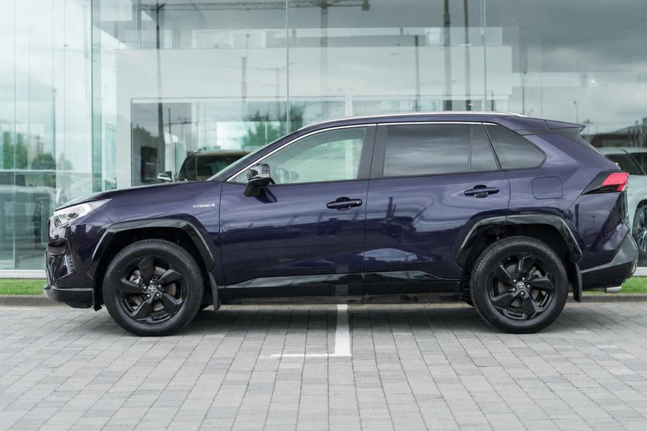 Toyota Rav 4 2019–2025 гг. Интегрированные рейлинги серые OEM (ABS-пластик) Фото 2