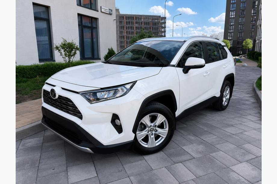 Toyota Rav 4 2019–2025 гг. Интегрированные рейлинги серые OEM V2 (Алюминий) Фото 1