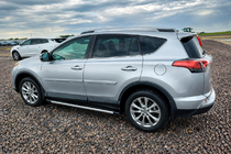 Toyota Rav 4 2019–2025 гг. Рейлинги серые OEM (Алюминий) фото 1