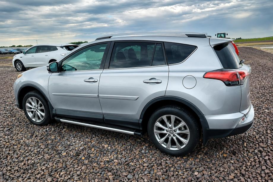 Toyota Rav 4 2019–2025 гг. Рейлинги серые OEM (Алюминий) Image