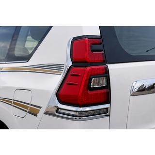 Задние LED фонари Chrome V1 (2017-2023, 2 шт) Toyota Land Cruiser Prado 150 2009-2023 гг.