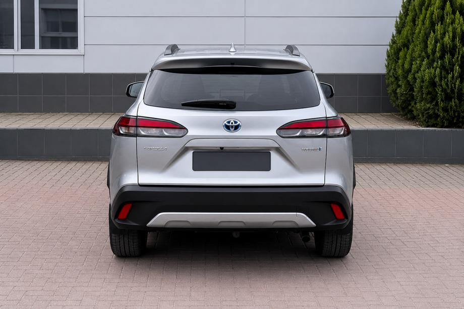 Toyota Corolla Cross 2020- гг. Интегрированные рейлинги черные OEM (Алюминий) Фото 3