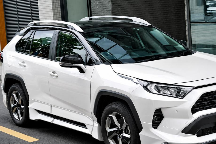Toyota Corolla Cross 2020- гг. Рейлинги серые OEM (Алюминий) Фото 3