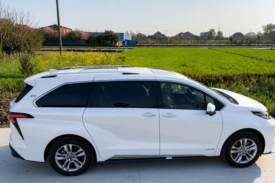 Toyota Sienna 2020- гг. Интегрированные рейлинги OEM, серые (Алюминий) Фото 1