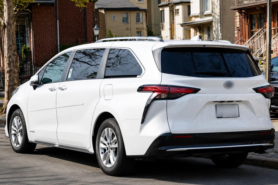Toyota Sienna 2020- гг. Интегрированные рейлинги OEM, серые (Алюминий) Фото 3