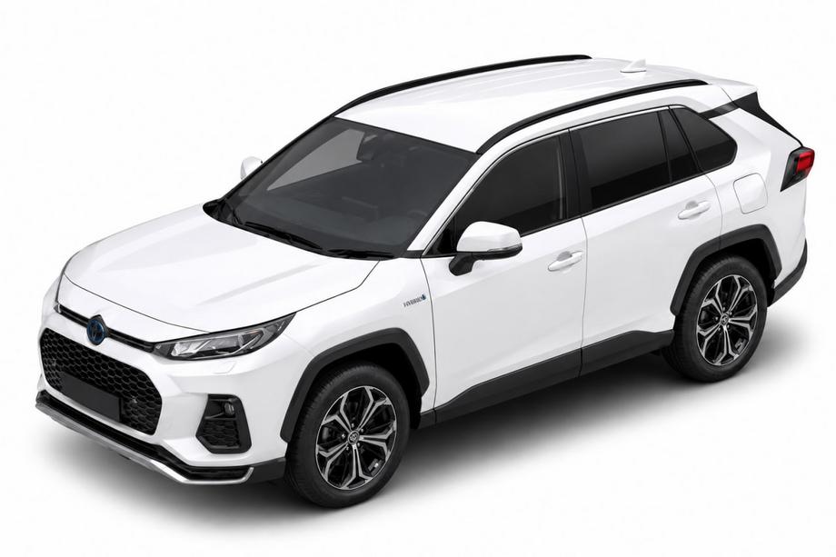 Toyota Raize 2019– гг. Интегрированные рейлинги чёрные OEM (Алюминий, установка на клей) Фото 1
