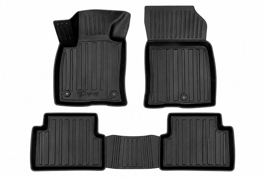 Ford Bronco 2021- гг. Резиновые коврики Stingray 3D (4 шт) Image