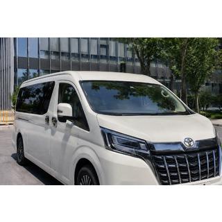 Интегрированные рейлинги серые OEM (2019-, long, алюминий, установка на клей) Toyota HiAce фото 2