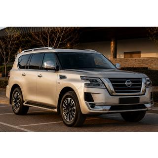 Рейлинги серые (Алюминий) Nissan Patrol Y62 2010-2024 гг.