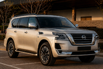 Nissan Armada 2016-2024 гг. Рейлинги на крышу черные (Алюминий) фото 1