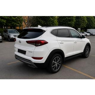 Интегрированные рейлинги черные OEM (ABS-пластик, установка на клей) Hyundai Tucson TL 2016-2021 гг. фото 1