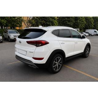 Интегрированные рейлинги серые OEM (ABS-пластик, установка на клей) Hyundai Tucson TL 2016-2021 гг. фото 1