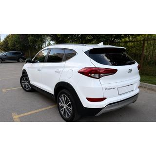 Интегрированные рейлинги серые OEM (ABS-пластик, установка на клей) Hyundai Tucson TL 2016-2021 гг. фото 3