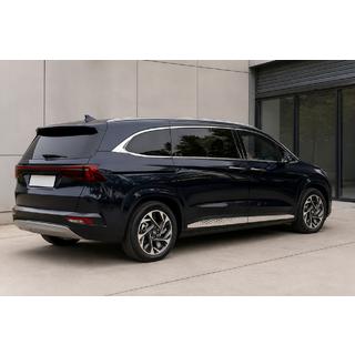 Интегрированные рейлинги серые OEM (ABS-пластик, установка на клей) Hyundai Custo 2021– гг. фото 2