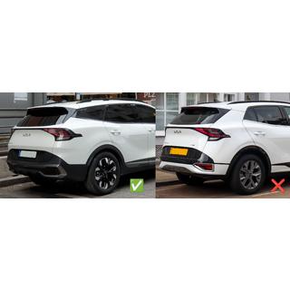 Ветровики окон с хромированным молдингом Niken (для LWB, 4 шт.) Kia Sportage 2021- гг. фото 3
