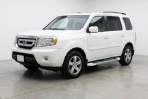 Honda Pilot 2008-2015 гг. Боковые Подножки Allmond White (2 шт., Алюминий) фото 1
