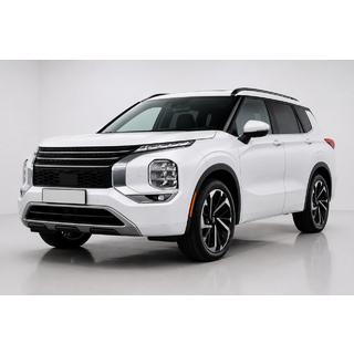 Интегрированные рейлинги черные OEM (Алюминий) Mitsubishi Outlander 2021- гг. фото 2