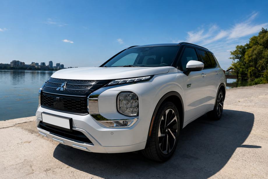 Mitsubishi Outlander 2021- гг. Интегрированные рейлинги черные OEM (Алюминий) Фото 4