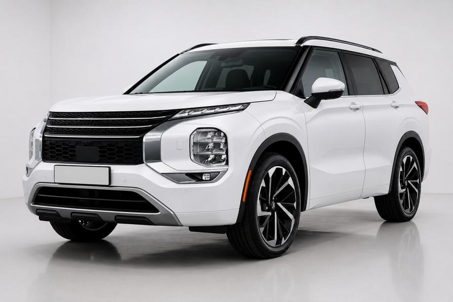 Mitsubishi Outlander 2021- гг. Интегрированные рейлинги черные OEM (Алюминий) Фото 2