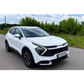 Интегрированные рейлинги серые OEM (ABS-пластик, установка на клей) Kia Sportage 2021- гг. фото 1
