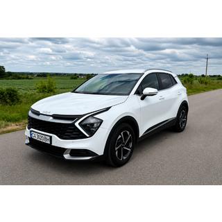 Интегрированные рейлинги серые OEM (ABS-пластик, установка на клей) Kia Sportage 2021- гг. фото 2