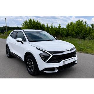 Интегрированные рейлинги черные OEM (ABS-пластик, установка на клей) Kia Sportage 2021- гг. фото 1
